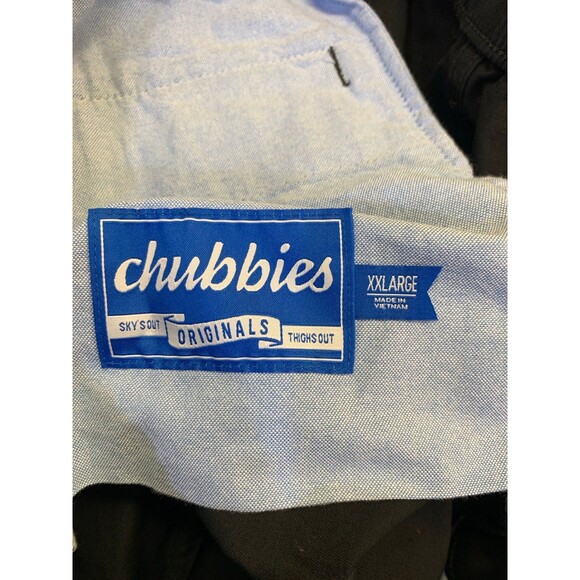 Chubbies Dark N Stormies Original Stretch Twill Shorts XXL Black 5.5 Inseam NWT - Picture 6 of 6